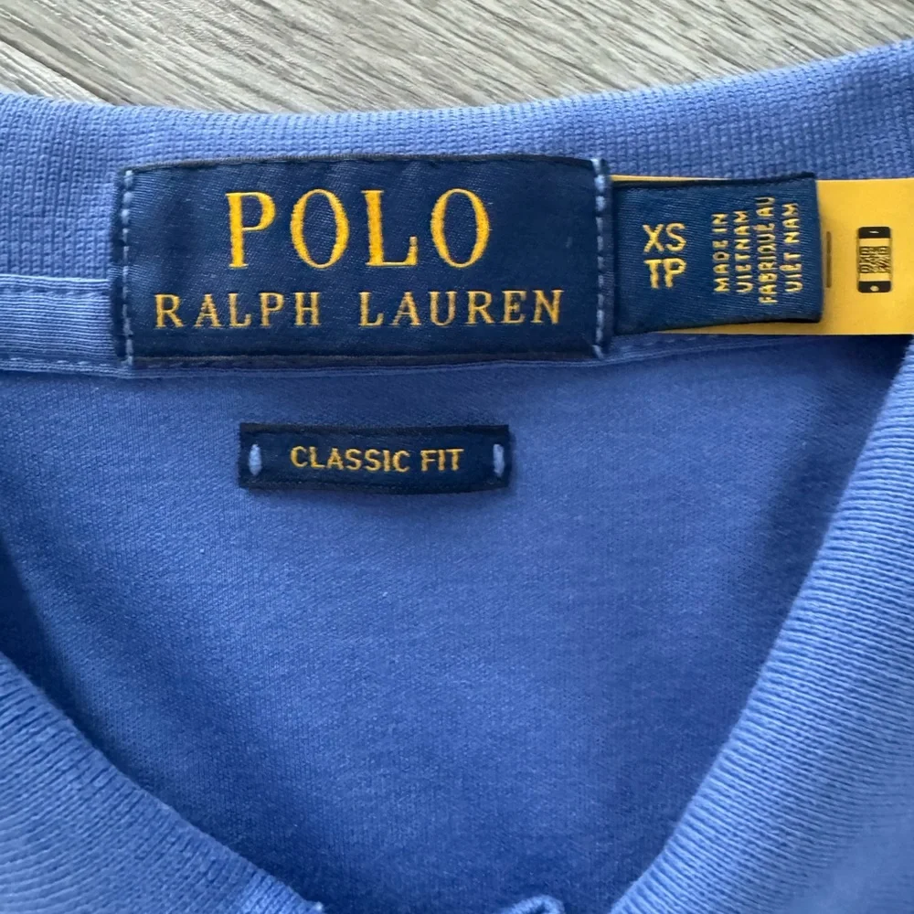 Polo Ralph Lauren Mens Logo Embroidered Polo Shirt Blue